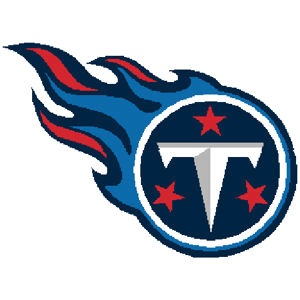 Tennessee Titans - 3x3 Reflective Decal at Sticker Shoppe