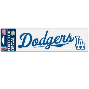 Los Angeles Dodgers Logo - 3x10 Die Cut Decal at Sticker Shoppe