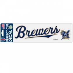 Milwaukee Brewers Retro - 3x10 Die Cut Decal