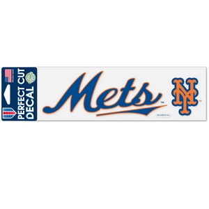 New York Mets Logo - 3x10 Die Cut Decal at Sticker Shoppe