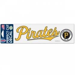 Pittsburgh Pirates Logo - 3x10 Die Cut Decal