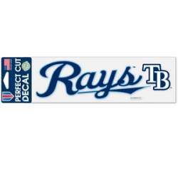 Tampa Bay Rays Logo - 3x10 Die Cut Decal