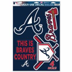 Atlanta Braves - Set of 4 Ultra Decals