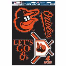 Baltimore Orioles - Set of 4 Ultra Decals