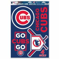 Chicago Cubs - Set of 4 Ultra Decals