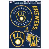 Milwaukee Brewers - Set of 4 Ultra Decals