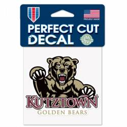 Kutztown University Golden Bears - 4x4 Die Cut Decal