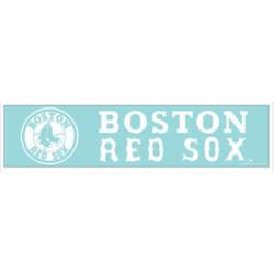 Boston Red Sox - 4x17 White Die Cut Decal