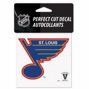 St. Louis Blues Retro Logo - 4x4 Die Cut Decal