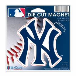 New York Yankees Logo - 4.5" Die Cut Logo Magnet