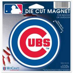 Chicago Cubs Logo - 4" Die Cut Logo Magnet