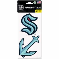 Seattle Kraken Perfect Cut Color Decal, 4in x 4in — Hats Off