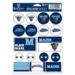 University Of Maine Black Bears - 5x7 Sticker Sheet