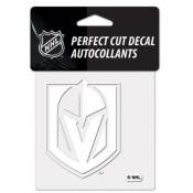 Vegas Golden Knights Logo - 4x4 White Die Cut Decal