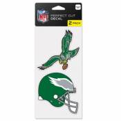 Philadelphia Eagles Retro Script Logo - 8x8 Full Color Die Cut