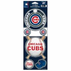 Chicago Cubs - Set Of 5 Prismatic Sticker Sheet
