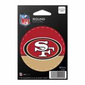 San Francisco 49ers - 3x3 Round Vinyl Sticker