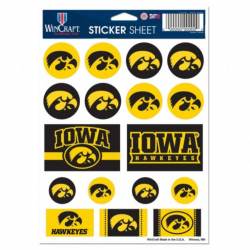 University Of Iowa Hawkeyes - 5x7 Sticker Sheet