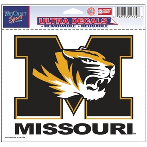 University Of Missouri Tigers - 5x6 Ultra Decal at Sticker Shoppe