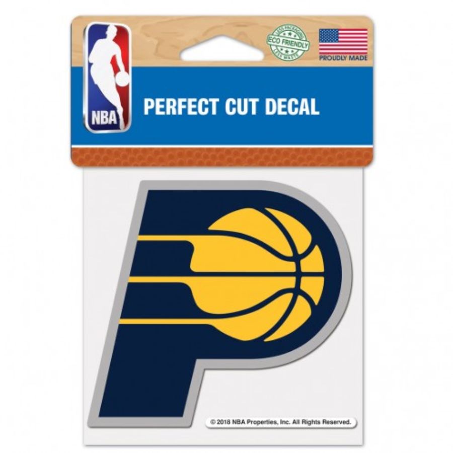 Indiana Pacers - 4x4 Die Cut Decal at Sticker Shoppe