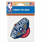 New Orleans Pelicans - 4x4 Die Cut Decal