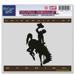 University Of Wyoming Cowboys Script Logo - 5x6 Ultra Decal