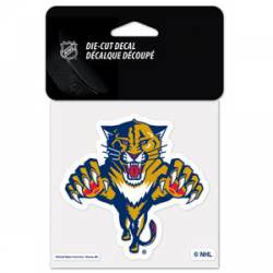 Florida Panthers 1999-2015 Logo - 4x4 Die Cut Decal