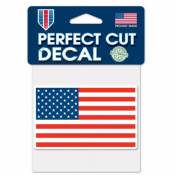 United States of America American Flag - 4x4 Die Cut Decal