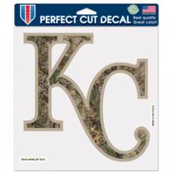 Kansas City Royals Camouflage - 8x8 Full Color Die Cut Decal