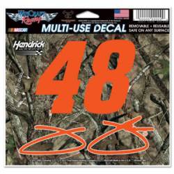 Jimmie Johnson Camo #48 - 4.5x5.75 Die Cut Ultra Decal