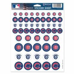Chicago Cubs - 8.5x11 Sticker Sheet