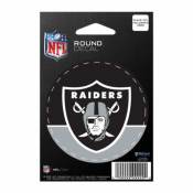 Oakland Raiders - 3x3 Round Vinyl Sticker