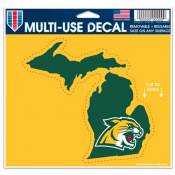 Northern Michigan University Wildcats - 4.5x5.75 Die Cut Ultra Decal