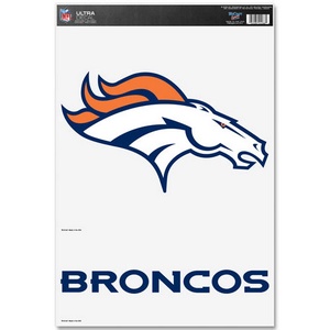 Denver Broncos Decal 11x17 Ultra - Sports Fan Shop