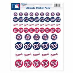 Washington Nationals - 8.5x11 Sticker Sheet