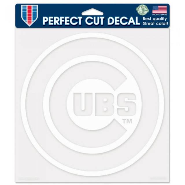 Chicago Cubs 1979-1993 Retro Logo - Static Cling at Sticker Shoppe