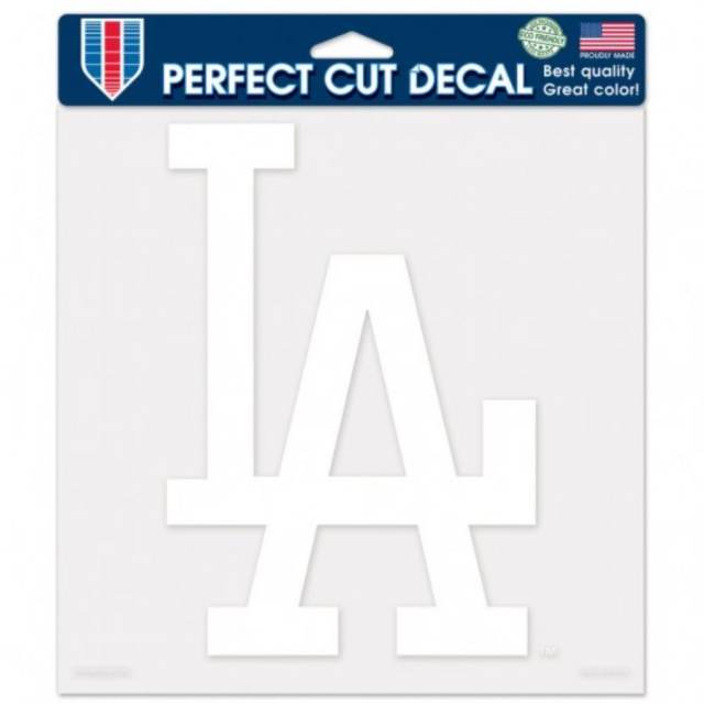 Los Angeles Dodgers Decal 8x8 Die Cut Color