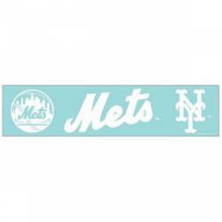 New York Mets - 4x17 White Die Cut Decal