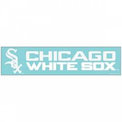 Chicago White Sox - 4x17 White Die Cut Decal