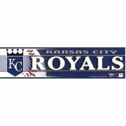 Kansas City Royals Logo - 3x12 Bumper Sticker Strip
