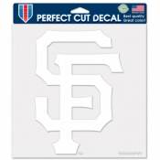 San Francisco Giants - 8x8 White Die Cut Decal