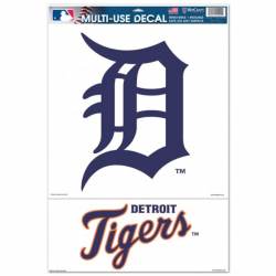 Detroit Tigers - 11x17 Ultra Decal Set