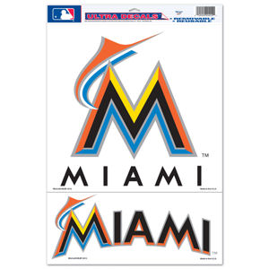 Miami Marlins - 11x17 Ultra Decal Set at Sticker Shoppe