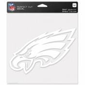 Philadelphia Eagles - 8x8 White Die Cut Decal