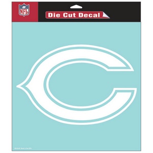 Chicago Bears Decal 8x8 Die Cut Color