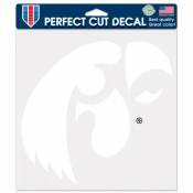 University Of Iowa Hawkeyes - 8x8 White Die Cut Decal