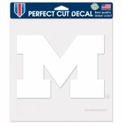 University Of Michigan Wolverines - 8x8 White Die Cut Decal