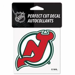 New Jersey Devils Reverse Retro Logo - 4x4 Die Cut Decal