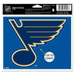 St Louis Blues - 4.5x5.75 Die Cut Ultra Decal