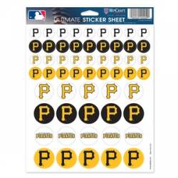 Pittsburgh Pirates - 8.5x11 Sticker Sheet